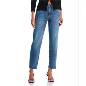 Frame The Borrowed Straight Leg Jeans Size 27 NWT $258 Midrise Famous